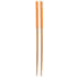 Aterimet Sinicus bamboo chopsticks, oranssi liikelahja logopainatuksella