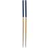 Aterimet Sinicus bamboo chopsticks, sininen liikelahja logopainatuksella