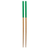 Aterimet Sinicus bamboo chopsticks, vihreä liikelahja logopainatuksella