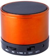 Audio Martins bluetooth speaker, musta, oranssi liikelahja logopainatuksella