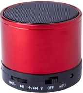 Audio Martins bluetooth speaker, musta, punainen liikelahja logopainatuksella