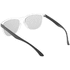 Aurinkolasit CreaSun customisable sunglasses - temples, valkoinen, musta liikelahja logopainatuksella