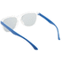 Aurinkolasit CreaSun customisable sunglasses - temples, valkoinen, sininen liikelahja logopainatuksella