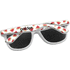 Aurinkolasit Dolox sunglasses, valkoinen liikelahja logopainatuksella