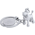 Avaimenperäpoletti Hoinzo trolley coin keyring, cat, hopea liikelahja logopainatuksella