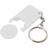 Avaimenperäpoletti Beka trolley coin keyring, valkoinen lisäkuva 1