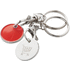 Avaimenperäpoletti Euromarket trolley coin keyring, punainen lisäkuva 2