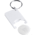 Avaimenperäpoletti Zabax trolley coin keyring, valkoinen lisäkuva 1