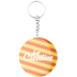 Avainketju KeyBadge Mini pin button keyring, valkoinen lisäkuva 3