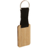 Avainketju Stropp bamboo keyring, rectangle, luonnollinen, musta liikelahja logopainatuksella