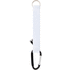 Avainketju Subiner RPET custom keyring, valkoinen, musta lisäkuva 1