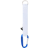 Avainketju Subiner RPET custom keyring, valkoinen, sininen lisäkuva 1
