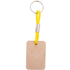Avainketju Woody Plus D custom keyring, keltainen lisäkuva 1
