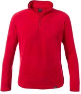 Collegepusero Mesiox RPET fleece jacket, punainen liikelahja logopainatuksella