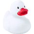 Eläinkylpylelu Koldy rubber duck, valkoinen liikelahja logopainatuksella