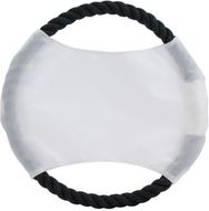 Eläinten lelu Flybit frisbee, valkoinen liikelahja logopainatuksella