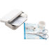 Ensiapusetti DocBox first aid kit, hopea liikelahja logopainatuksella