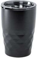 Eristetty muki Blur copper insulated thermo mug, musta liikelahja logopainatuksella