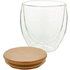 Eristetty muki Bondina S glass thermo mug, luonnollinen, läpinäkyvä lisäkuva 1