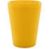 Eristetty muki CreaCup Mini customisable thermo mug, cup, keltainen liikelahja logopainatuksella