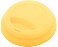 Eristetty muki CreaCup Mini customisable thermo mug, lid, keltainen liikelahja logopainatuksella