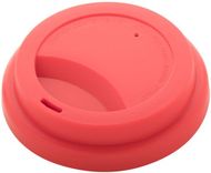 Eristetty muki CreaCup customisable thermo mug, lid, punainen liikelahja logopainatuksella