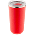 Eristetty muki Lungogo thermo mug, punainen liikelahja logopainatuksella