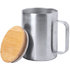 Eristetty muki Ricaly stainless steel mug, luonnollinen, hopea lisäkuva 1