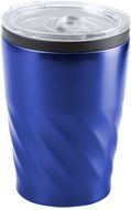 Eristetty muki Ripon thermo mug, sininen liikelahja logopainatuksella