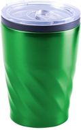 Eristetty muki Ripon thermo mug, vihreä liikelahja logopainatuksella