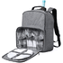 Eristetty piknik-kassi Kazor RPET cooler picnic backpack, harmaa lisäkuva 2