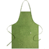 Esiliina Leiza hemp apron, vihreä liikelahja logopainatuksella