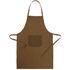 Esiliina Xigor apron, ruskea liikelahja logopainatuksella