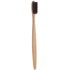 Hammasharja Boohoo bamboo toothbrush, luonnollinen, musta liikelahja logopainatuksella