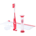 Hammasharja Fident toothbrush set, punainen lisäkuva 1