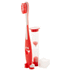 Hammasharja Fident toothbrush set, punainen lisäkuva 2