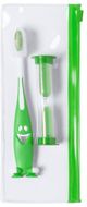 Hammasharja Fident toothbrush set, vihreä liikelahja logopainatuksella