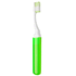 Hammasharja Hyron toothbrush, valkoinen, vihreä liikelahja logopainatuksella