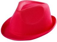 Hattu Tolvex hat, punainen liikelahja logopainatuksella