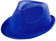 Hattu Tolvex hat, sininen liikelahja logopainatuksella