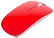 Hiiri Lyster optical mouse, valkoinen, punainen liikelahja logopainatuksella