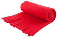 Huivi Anut scarf, punainen liikelahja logopainatuksella