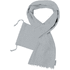 Huivi Betty organic cotton scarf, harmaa liikelahja logopainatuksella