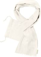 Huivi Betty organic cotton scarf, luonnollinen liikelahja logopainatuksella
