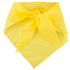 Huivi Plus scarf, keltainen liikelahja logopainatuksella
