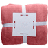 Huopa Espoo flannel blanket, punainen liikelahja logopainatuksella