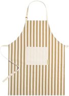 Huopa Kuirtel cotton apron, ruskea liikelahja logopainatuksella