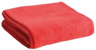 Huopa Menex blanket, punainen liikelahja logopainatuksella