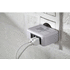 Jakopistoke Gregor USB wall charger, valkoinen, harmaa lisäkuva 1