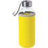 Juomapullo Dokath sport bottle, keltainen liikelahja logopainatuksella